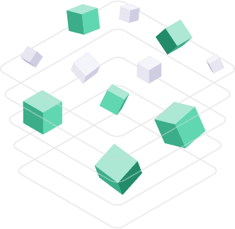 3D cubes illustration